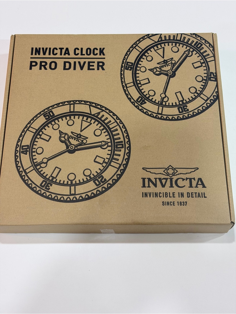Invicta Pro Diver 12” Wall Art Clock